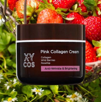 Крем с шиповником на основе колагена XYCOS Pink Collagen Cream