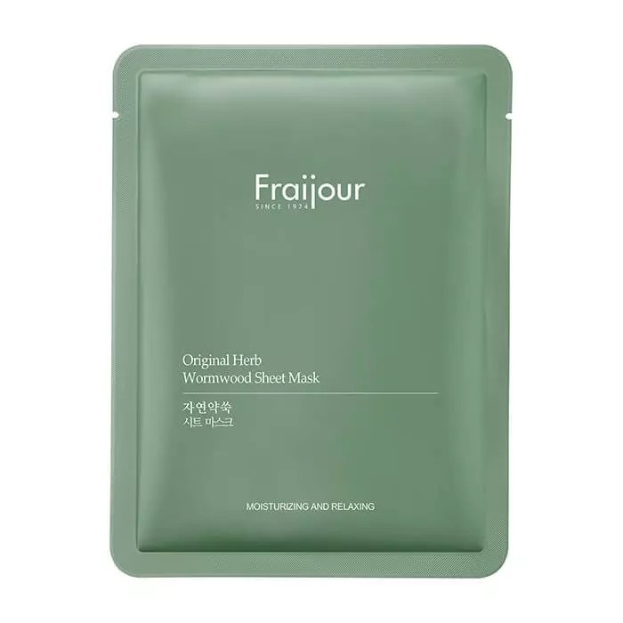 Тканевая маска с полынью Evas Fraijour Original Herb Wormwood Sheet Mask