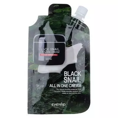 Крем для лица с экстрактом муцина черной улитки EyenLip Black Snail Allin One Cream